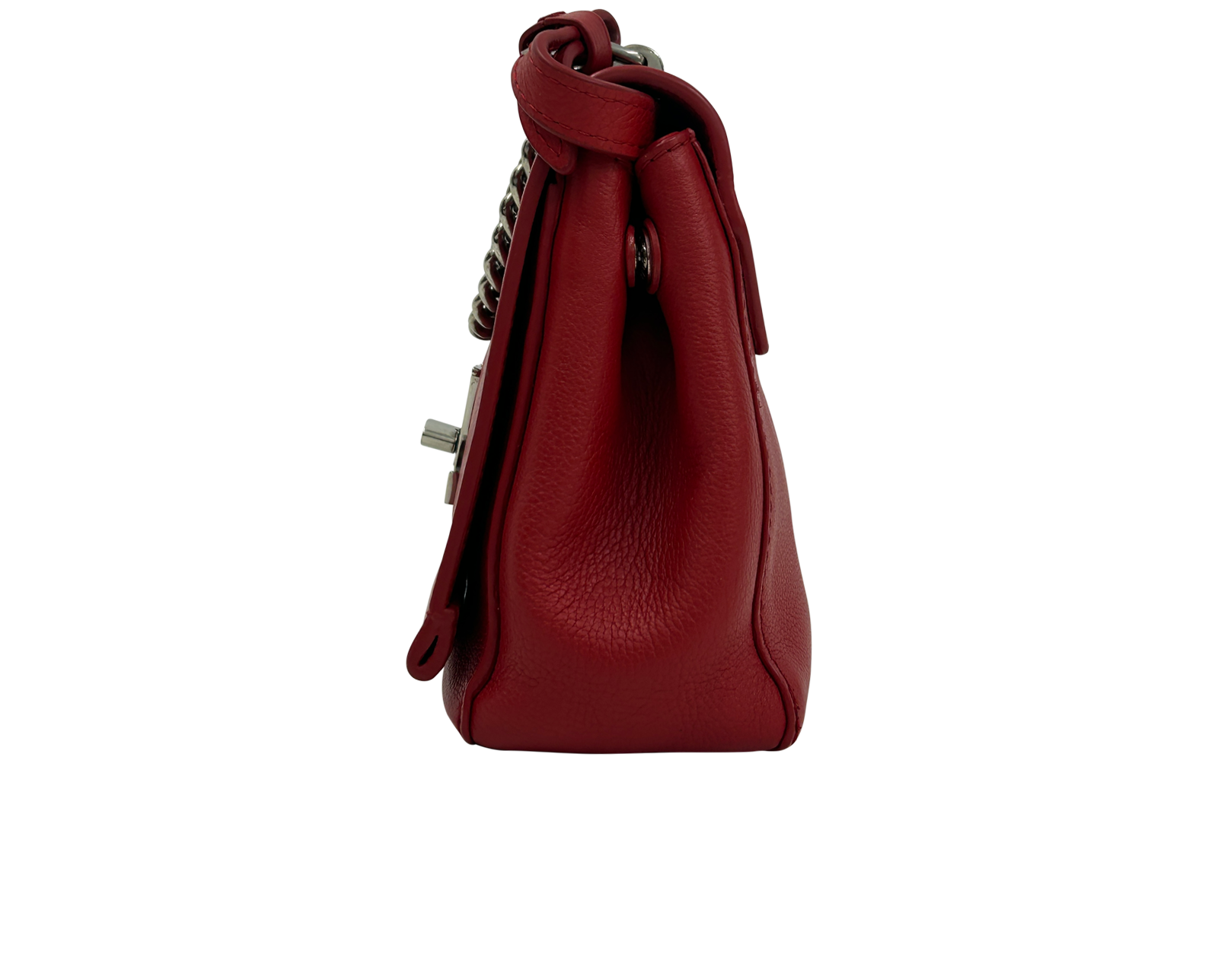 Lockme II Rubis, 920&euro;, Bolso, Rojo, Animal - Piel, Vista inferior